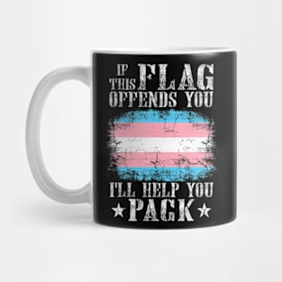 Transgender If This Flag Offends You Trans Pride Mug